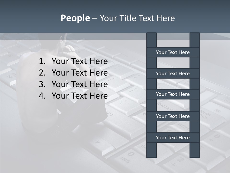 Sad Looking Modern PowerPoint Template