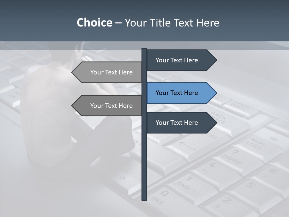 Sad Looking Modern PowerPoint Template
