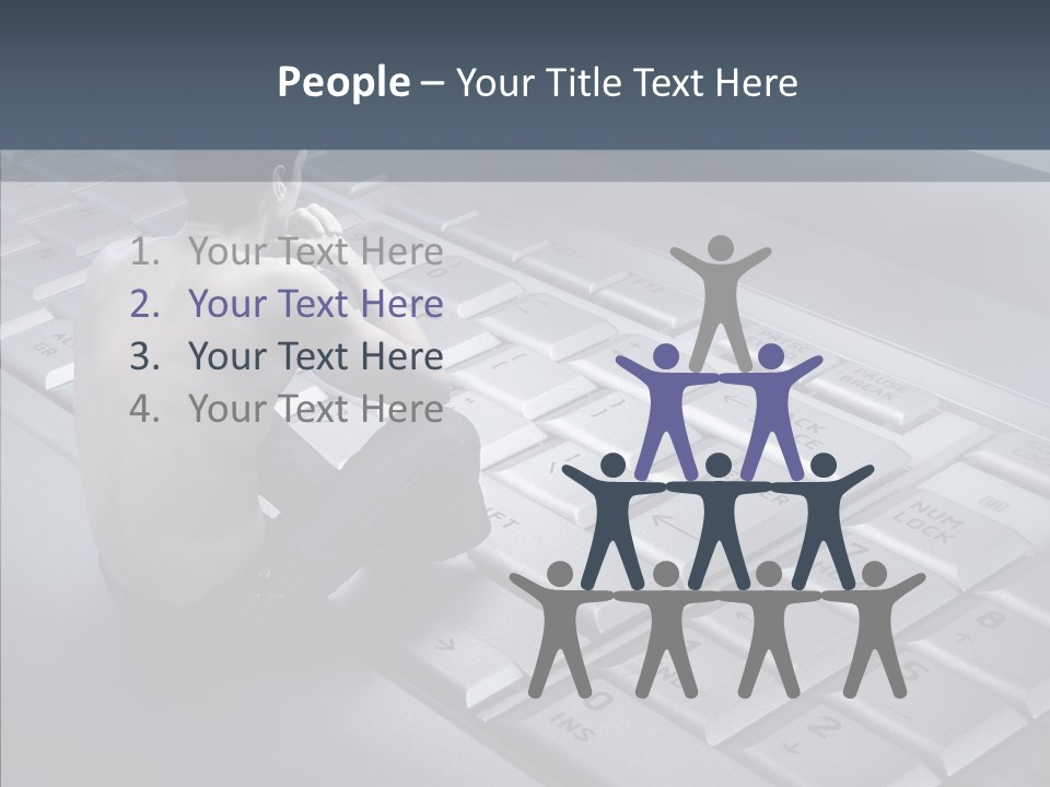Sad Looking Modern PowerPoint Template