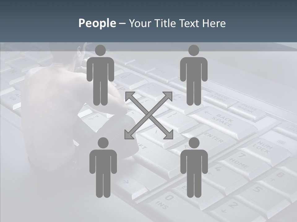 Sad Looking Modern PowerPoint Template