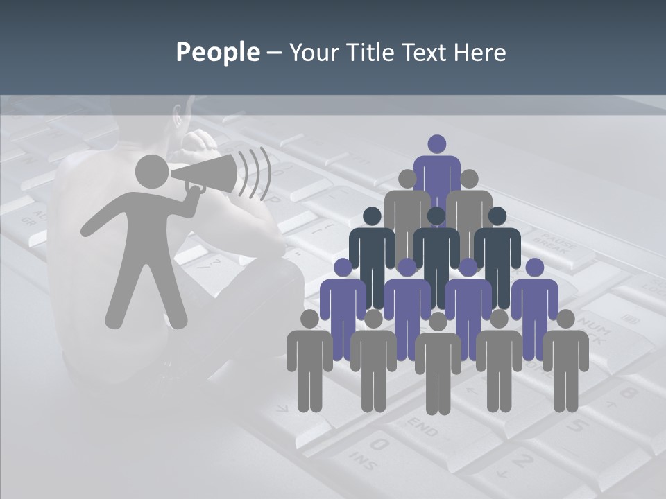 Sad Looking Modern PowerPoint Template