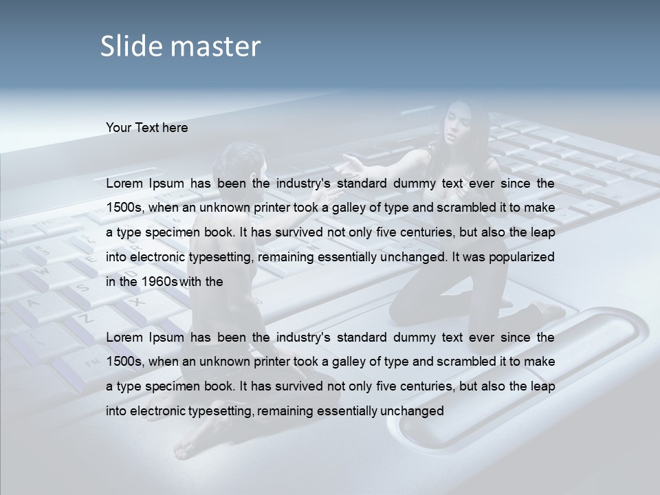 Smile Jeans Love PowerPoint Template