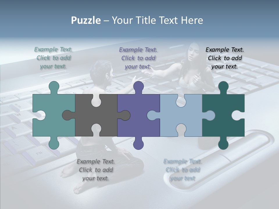 Smile Jeans Love PowerPoint Template