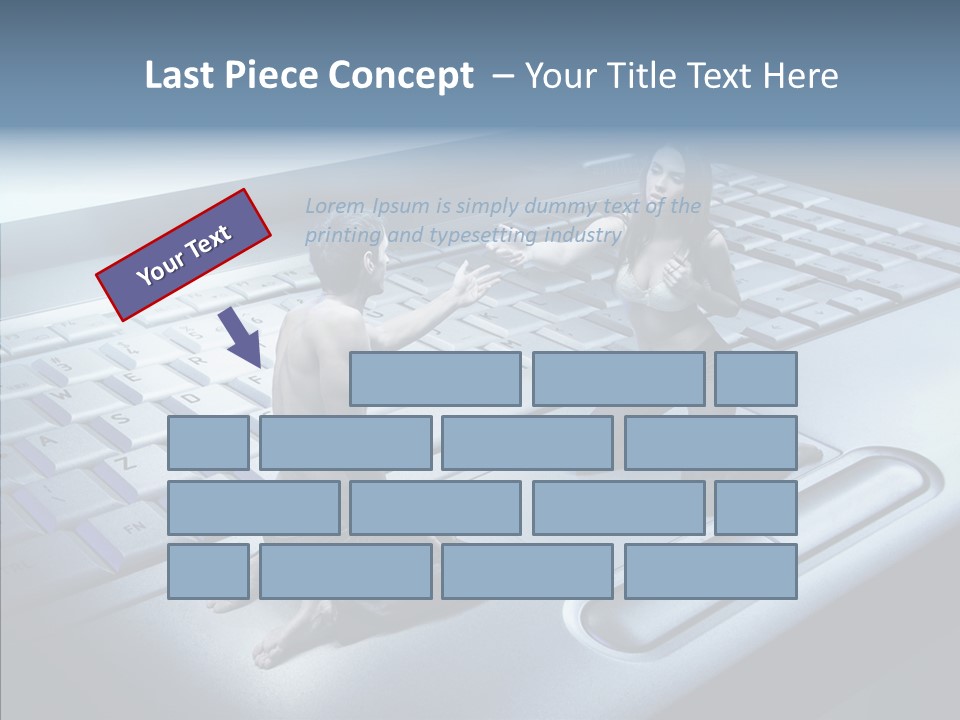 Smile Jeans Love PowerPoint Template