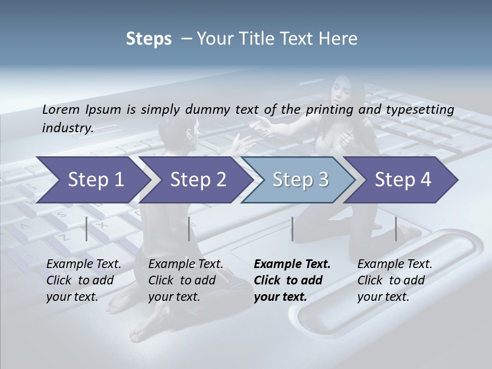 Smile Jeans Love PowerPoint Template