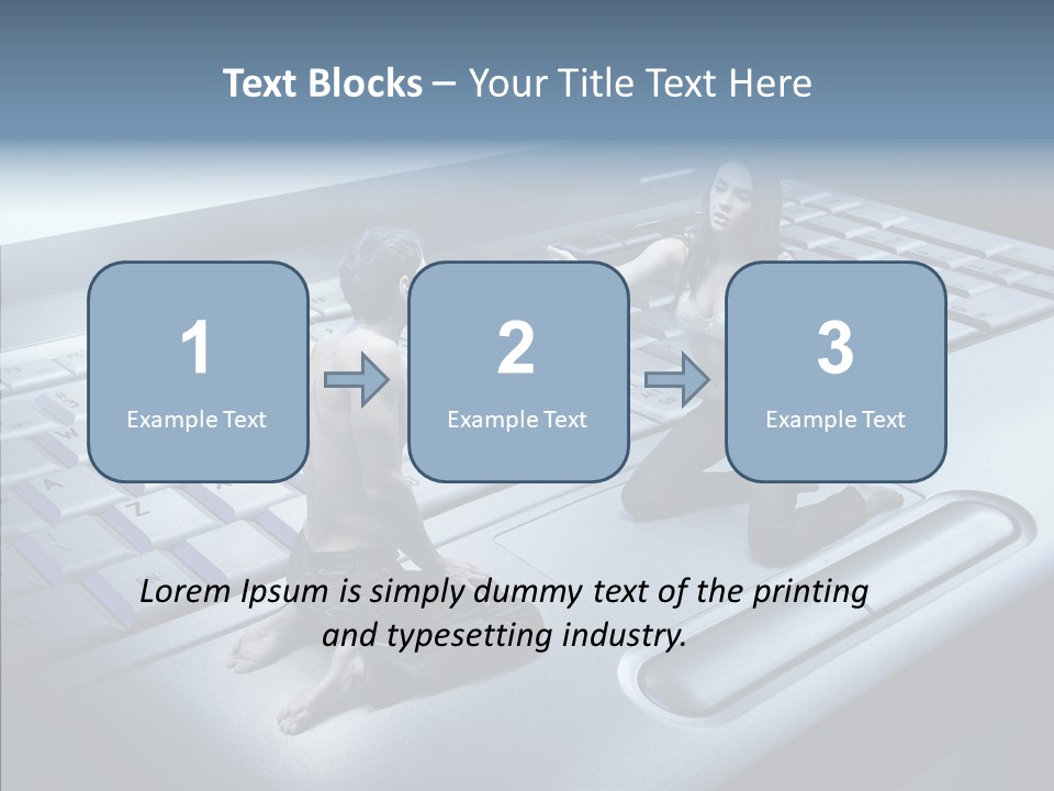 Smile Jeans Love PowerPoint Template