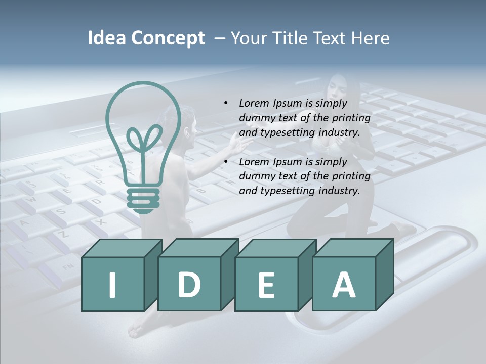 Smile Jeans Love PowerPoint Template