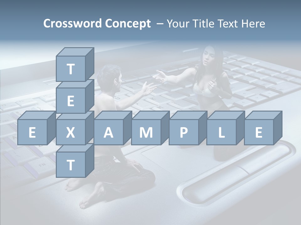 Smile Jeans Love PowerPoint Template