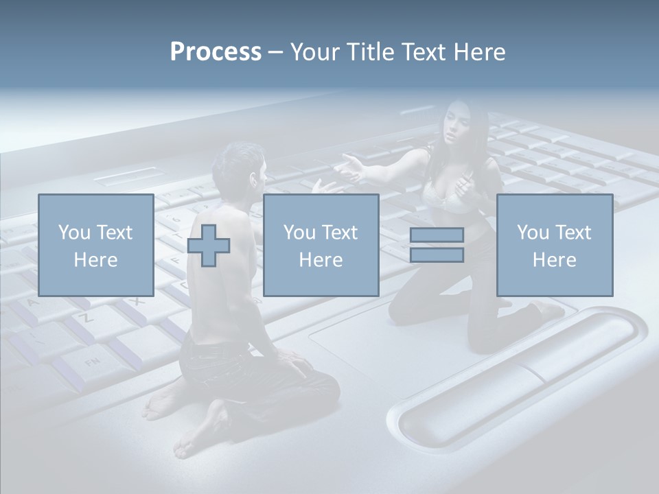 Smile Jeans Love PowerPoint Template