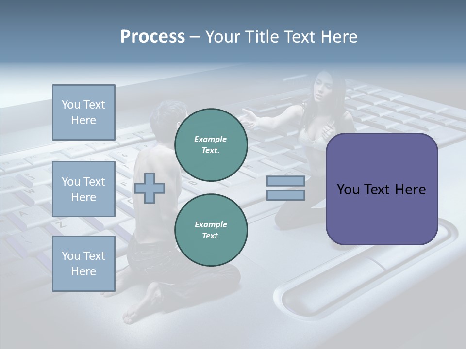 Smile Jeans Love PowerPoint Template