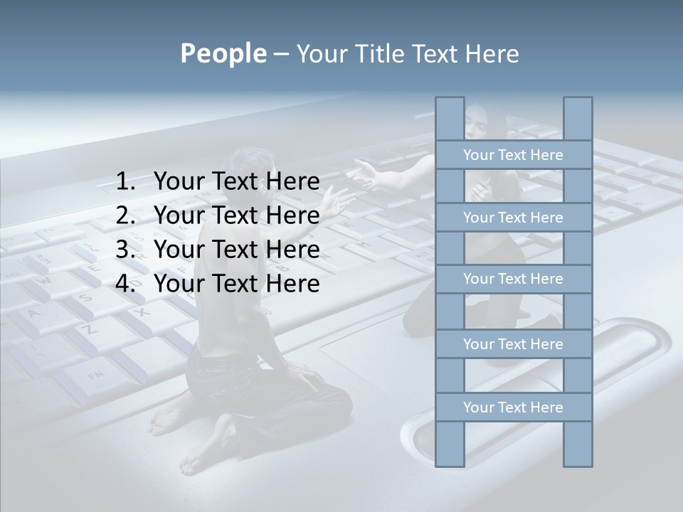 Smile Jeans Love PowerPoint Template