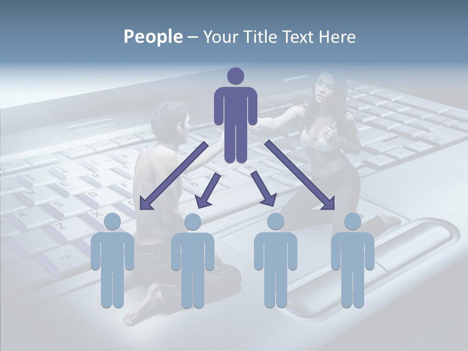 Smile Jeans Love PowerPoint Template