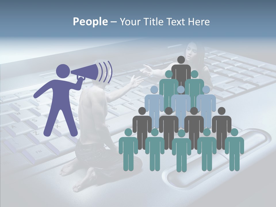 Smile Jeans Love PowerPoint Template