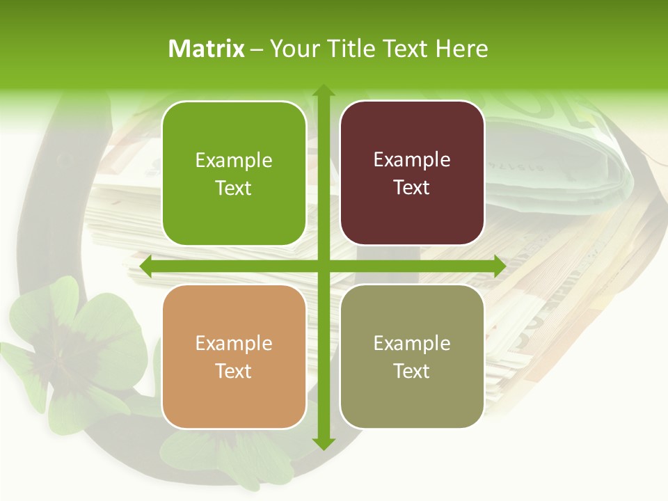 Gain Billets Gros Lot PowerPoint Template