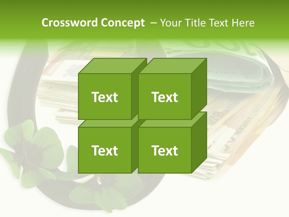 Gain Billets Gros Lot PowerPoint Template