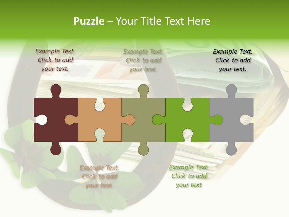 Gain Billets Gros Lot PowerPoint Template