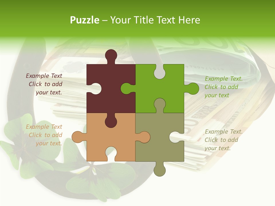 Gain Billets Gros Lot PowerPoint Template