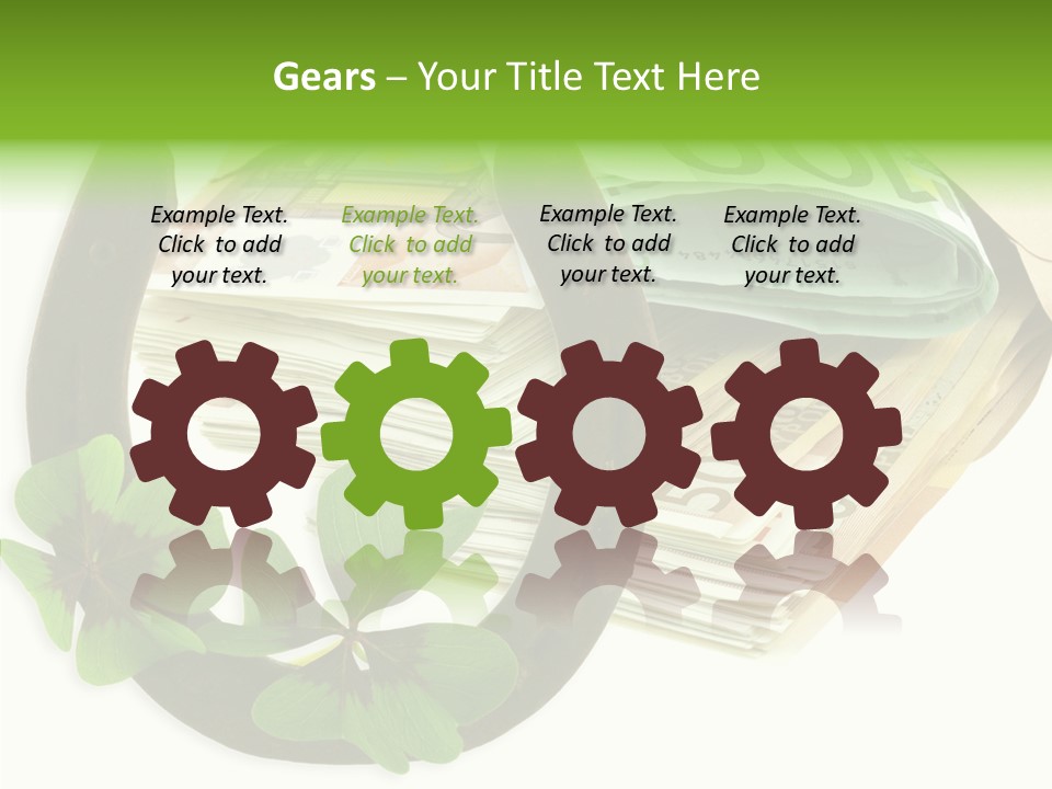 Gain Billets Gros Lot PowerPoint Template