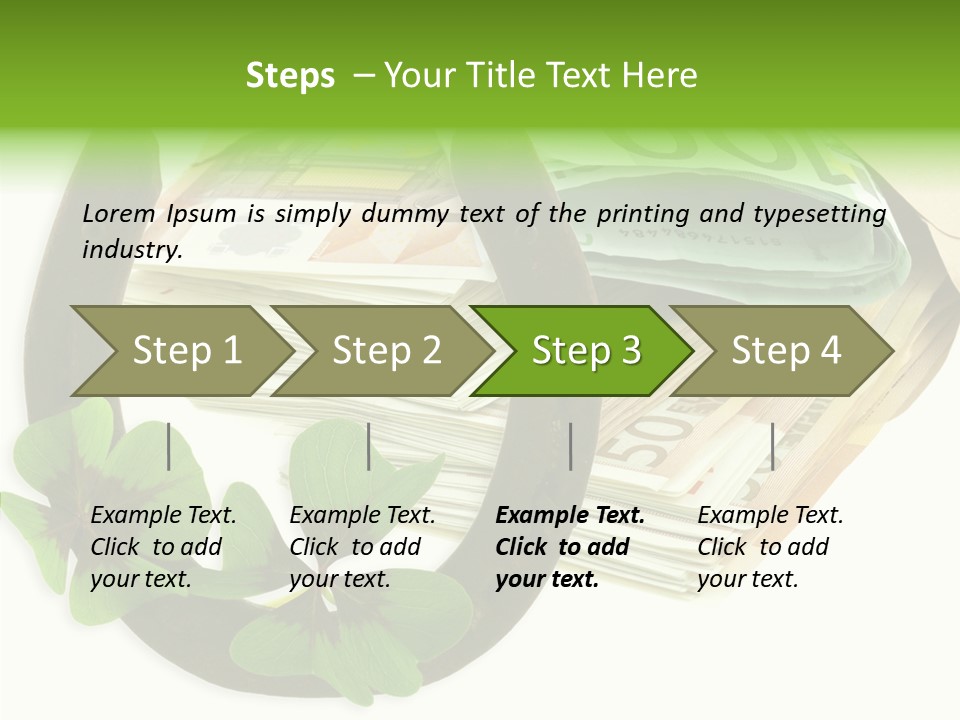 Gain Billets Gros Lot PowerPoint Template