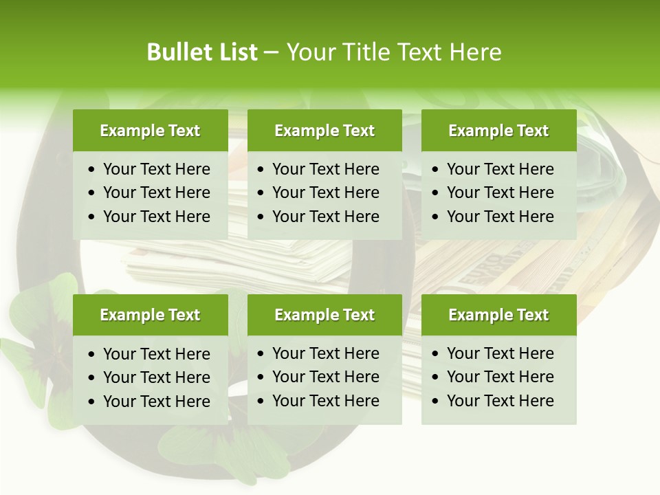 Gain Billets Gros Lot PowerPoint Template