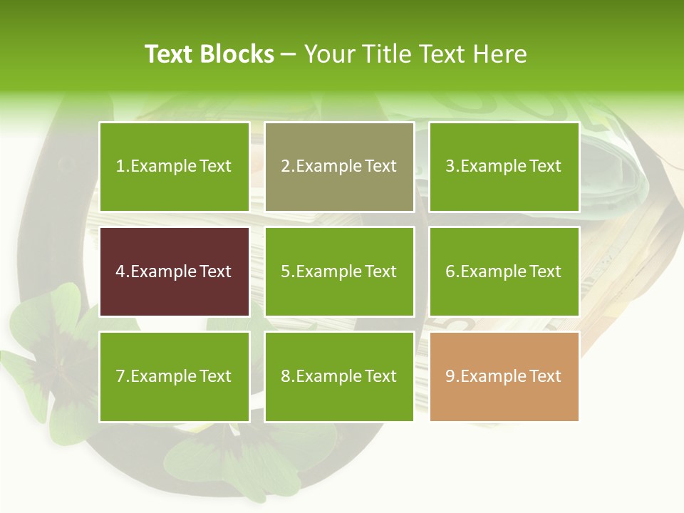 Gain Billets Gros Lot PowerPoint Template