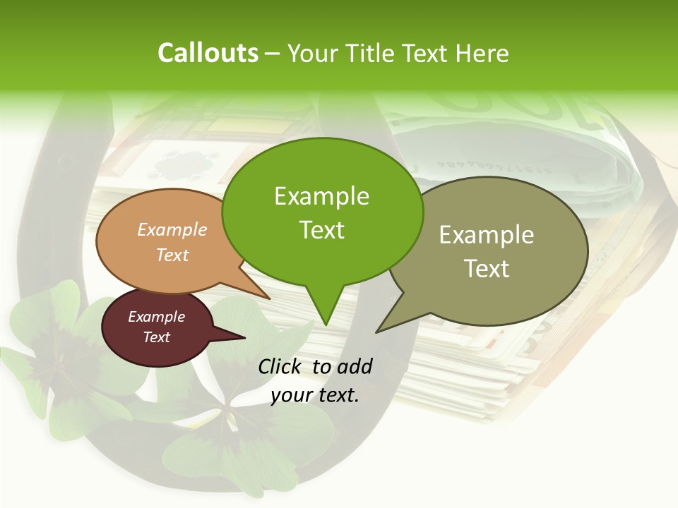 Gain Billets Gros Lot PowerPoint Template