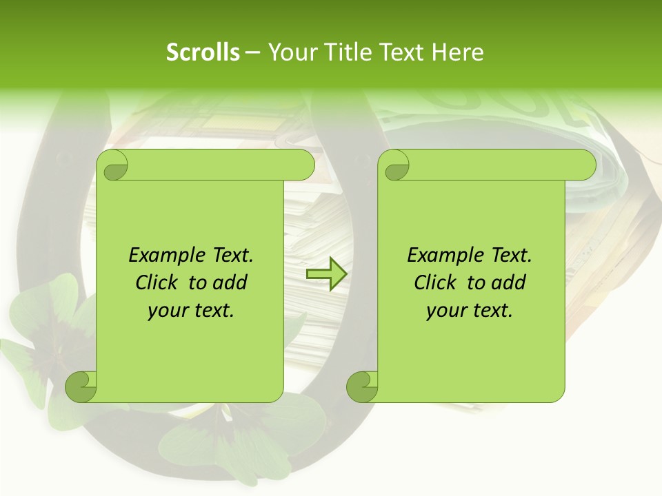 Gain Billets Gros Lot PowerPoint Template