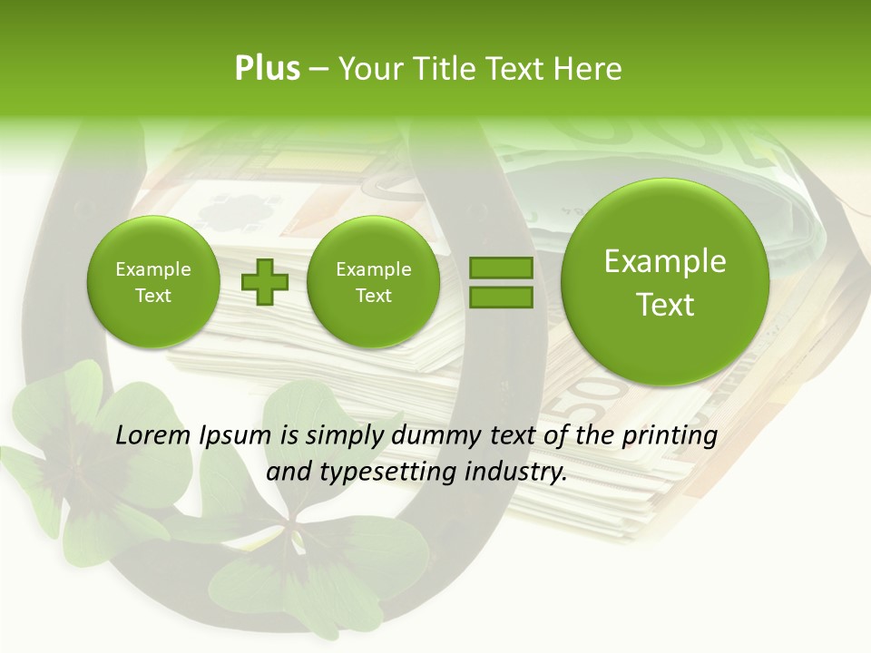 Gain Billets Gros Lot PowerPoint Template