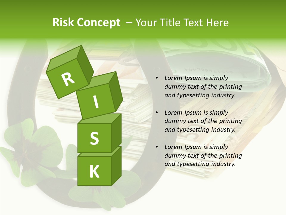 Gain Billets Gros Lot PowerPoint Template