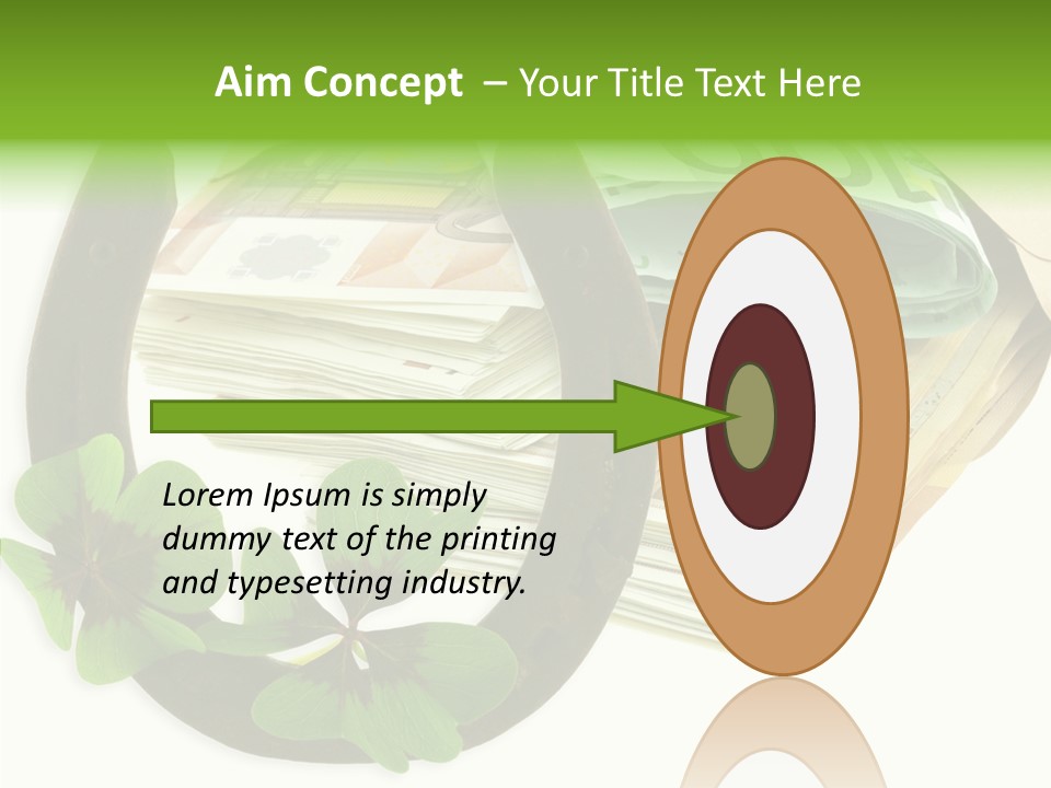 Gain Billets Gros Lot PowerPoint Template