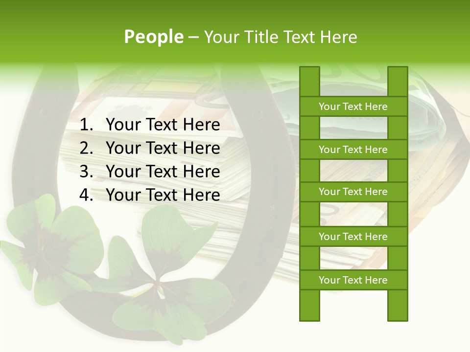 Gain Billets Gros Lot PowerPoint Template