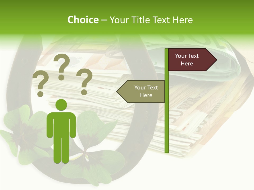 Gain Billets Gros Lot PowerPoint Template