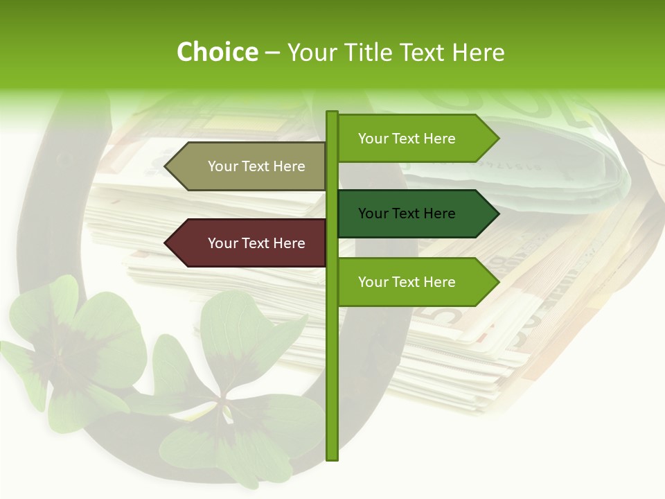 Gain Billets Gros Lot PowerPoint Template