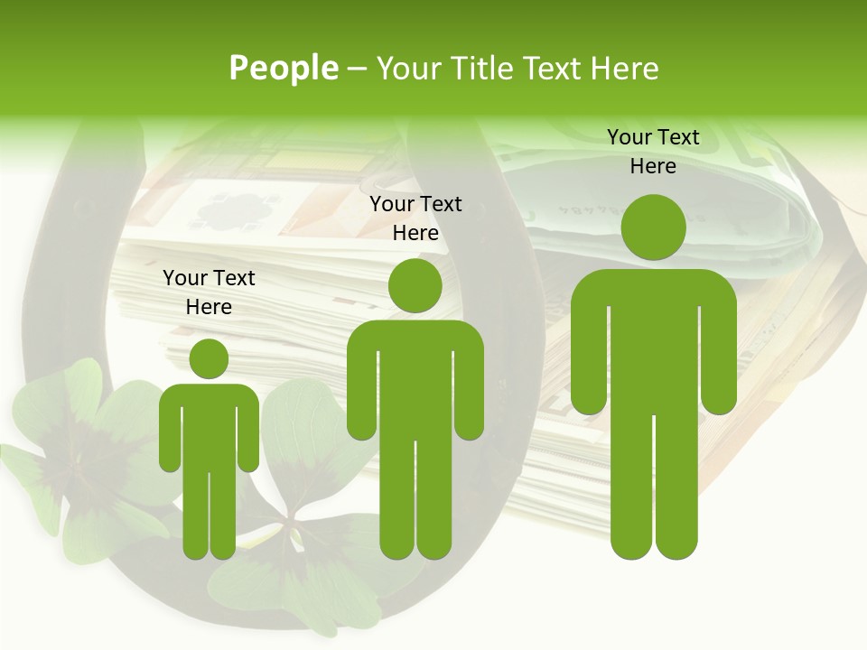 Gain Billets Gros Lot PowerPoint Template