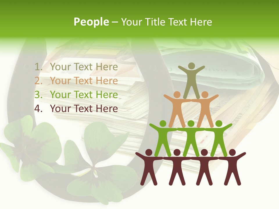 Gain Billets Gros Lot PowerPoint Template