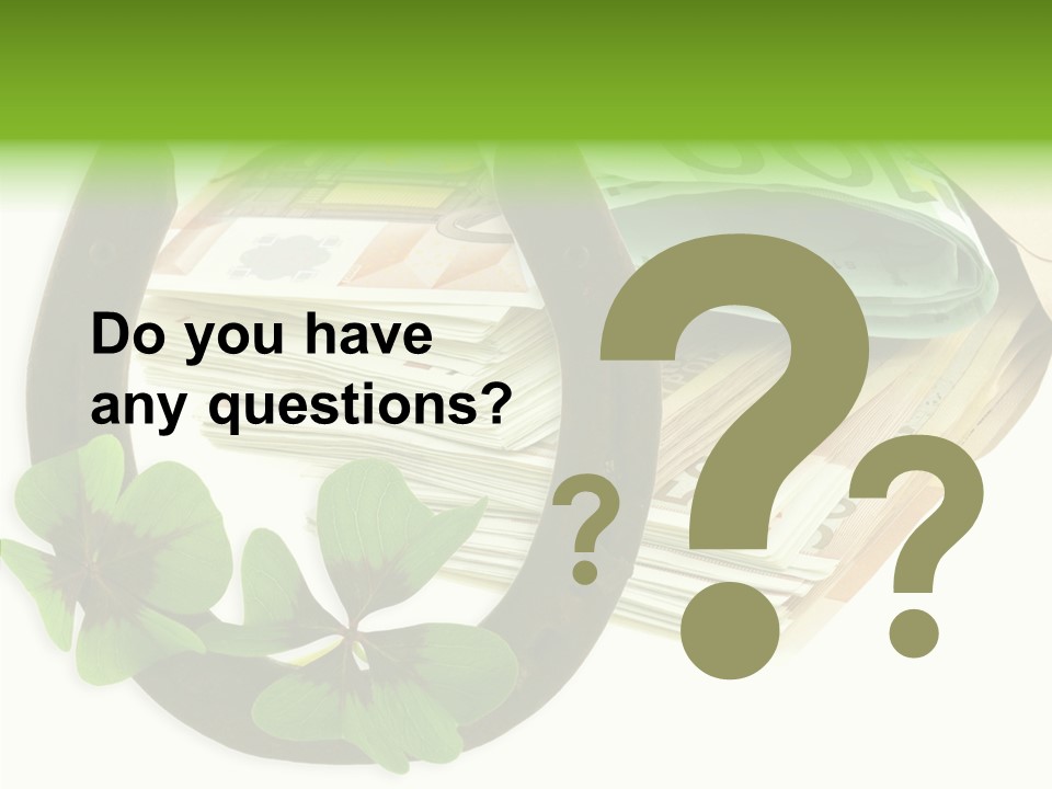 Gain Billets Gros Lot PowerPoint Template