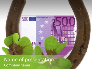 Millionnaire Monnaie Esp PowerPoint Template