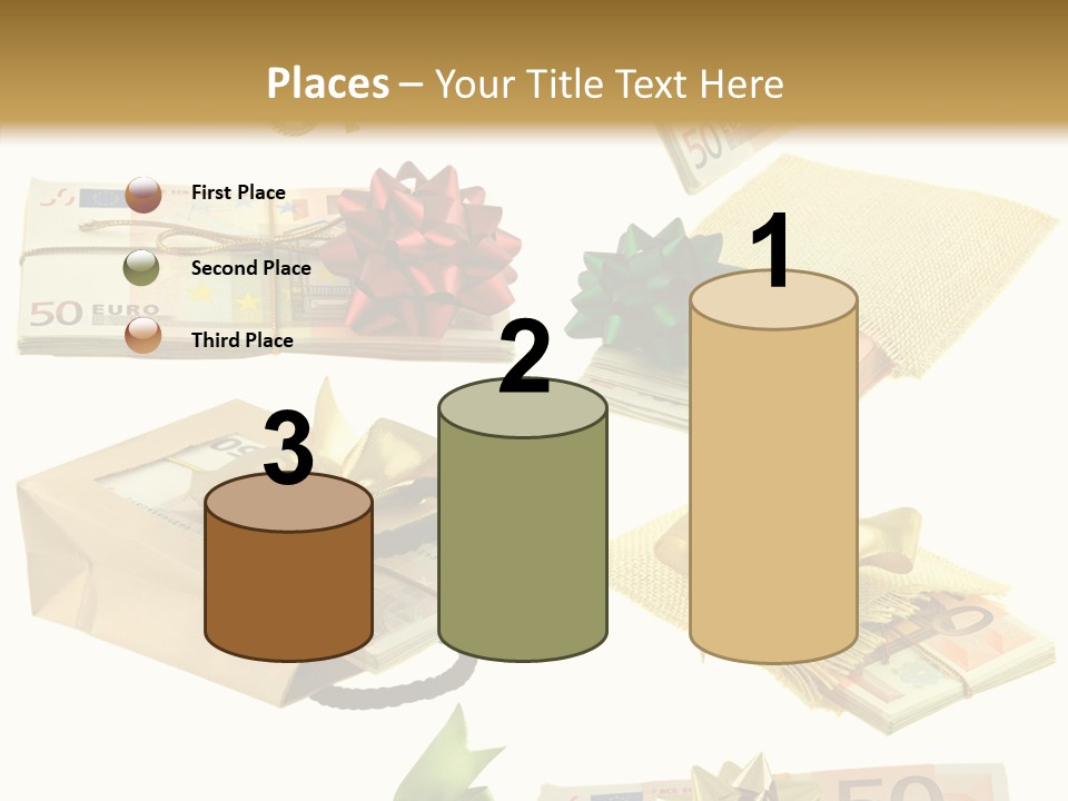 Billets Paquet Ornement PowerPoint Template