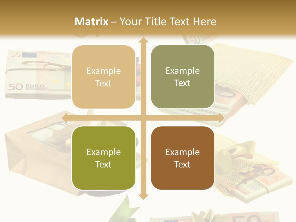 Billets Paquet Ornement PowerPoint Template