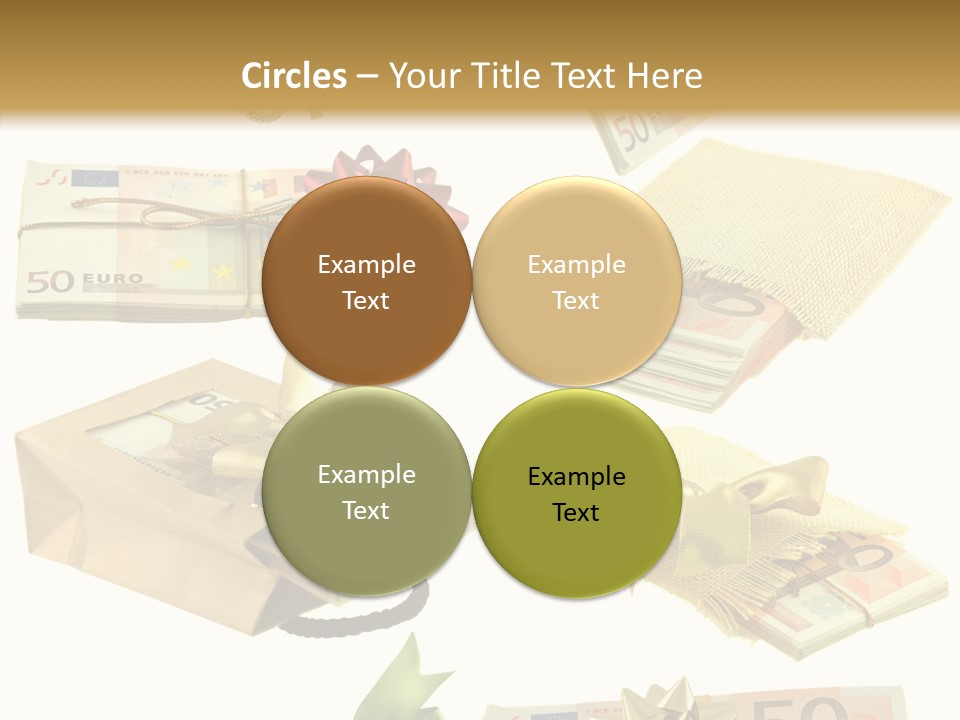 Billets Paquet Ornement PowerPoint Template