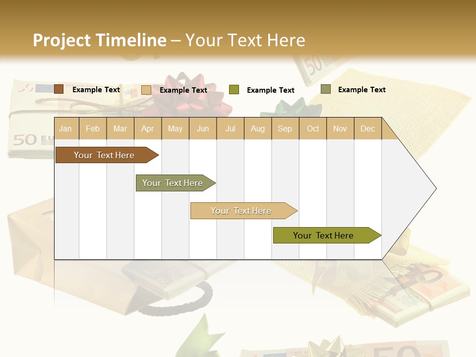 Billets Paquet Ornement PowerPoint Template