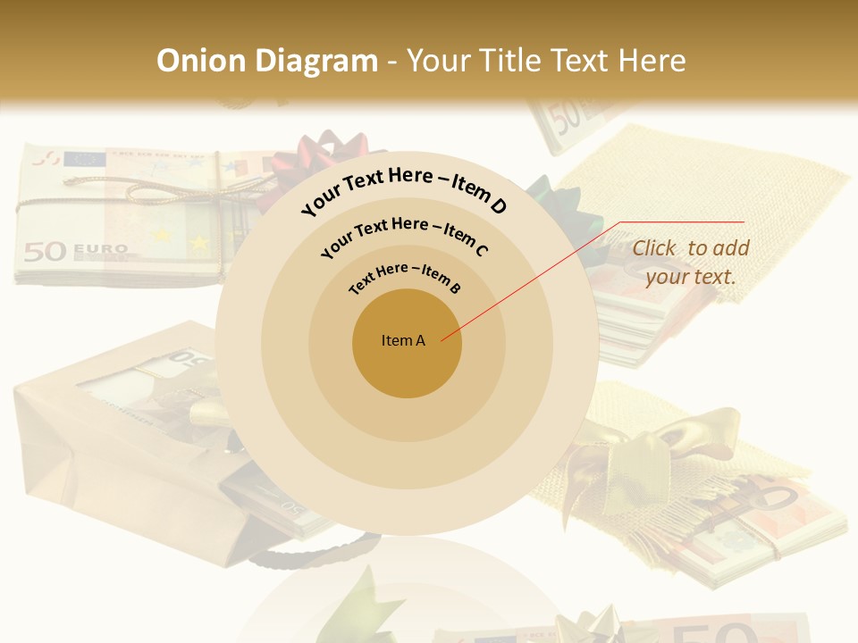 Billets Paquet Ornement PowerPoint Template