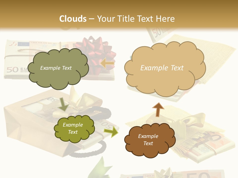 Billets Paquet Ornement PowerPoint Template