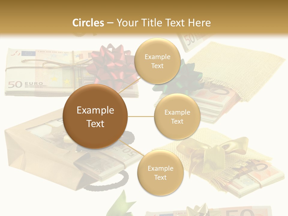 Billets Paquet Ornement PowerPoint Template