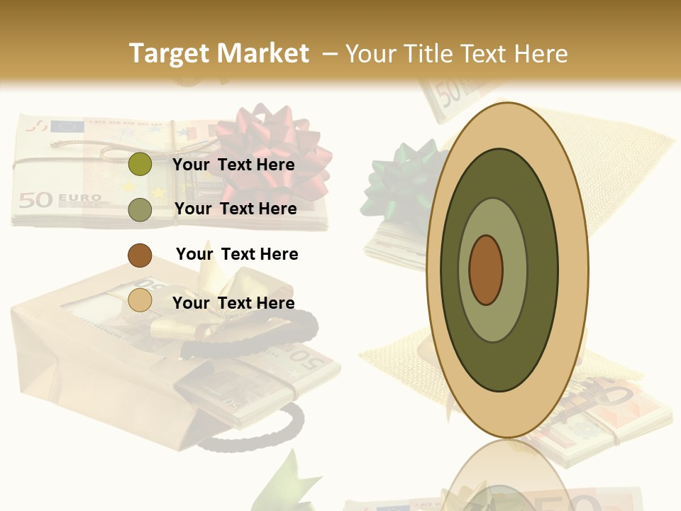 Billets Paquet Ornement PowerPoint Template
