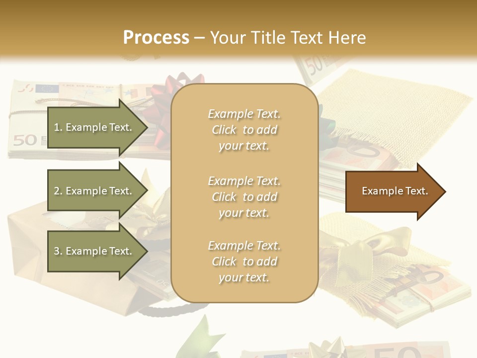 Billets Paquet Ornement PowerPoint Template