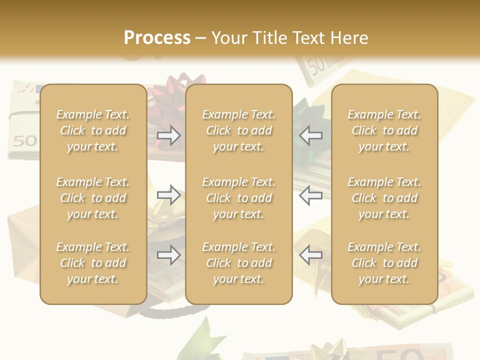 Billets Paquet Ornement PowerPoint Template