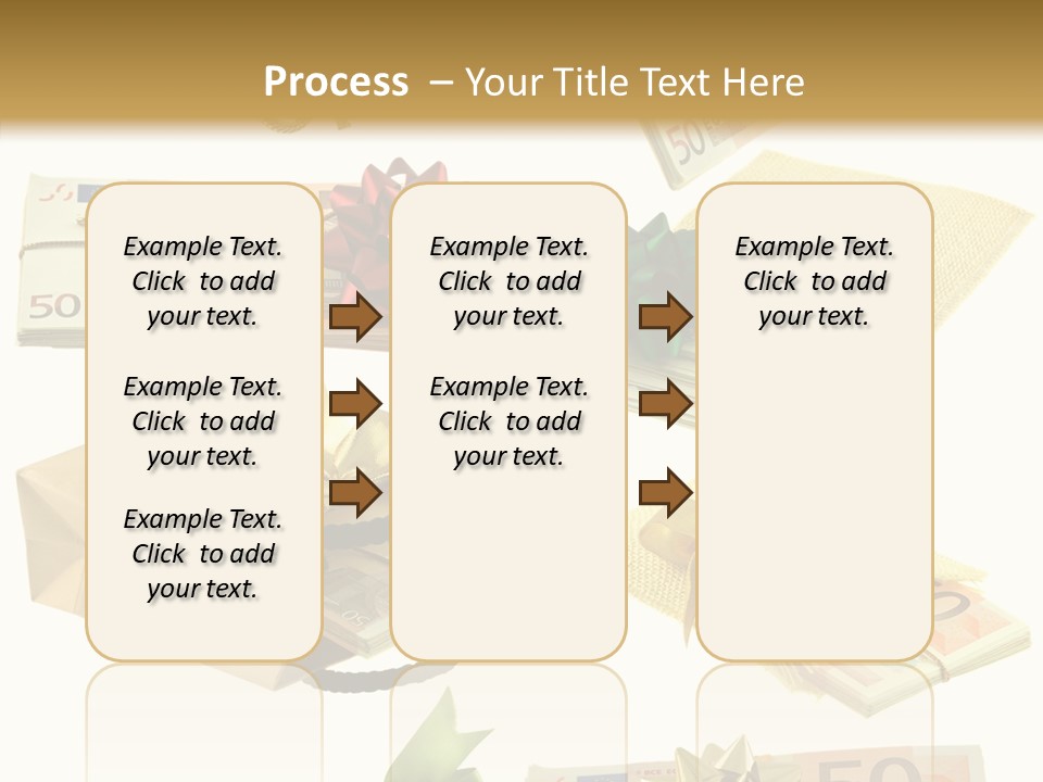 Billets Paquet Ornement PowerPoint Template