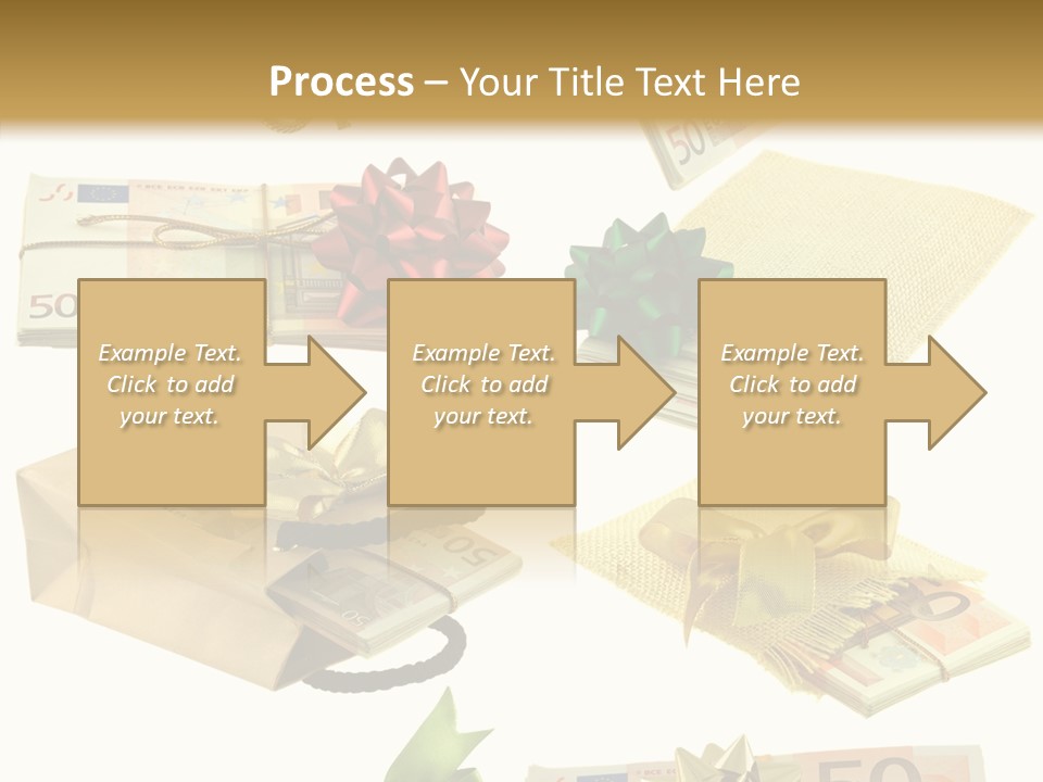 Billets Paquet Ornement PowerPoint Template