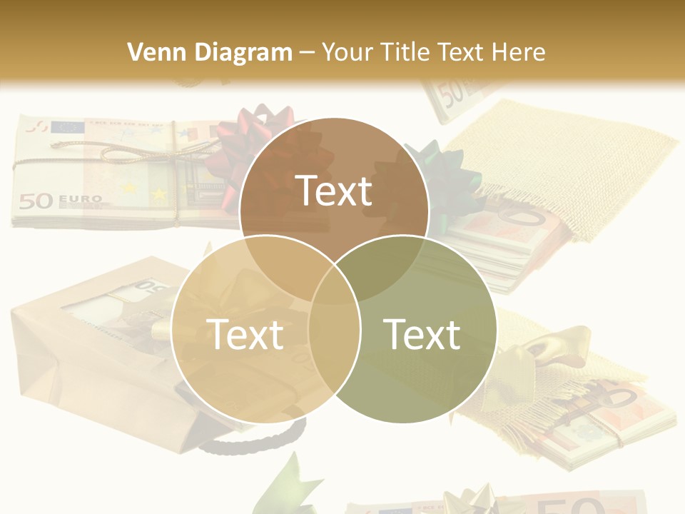 Billets Paquet Ornement PowerPoint Template